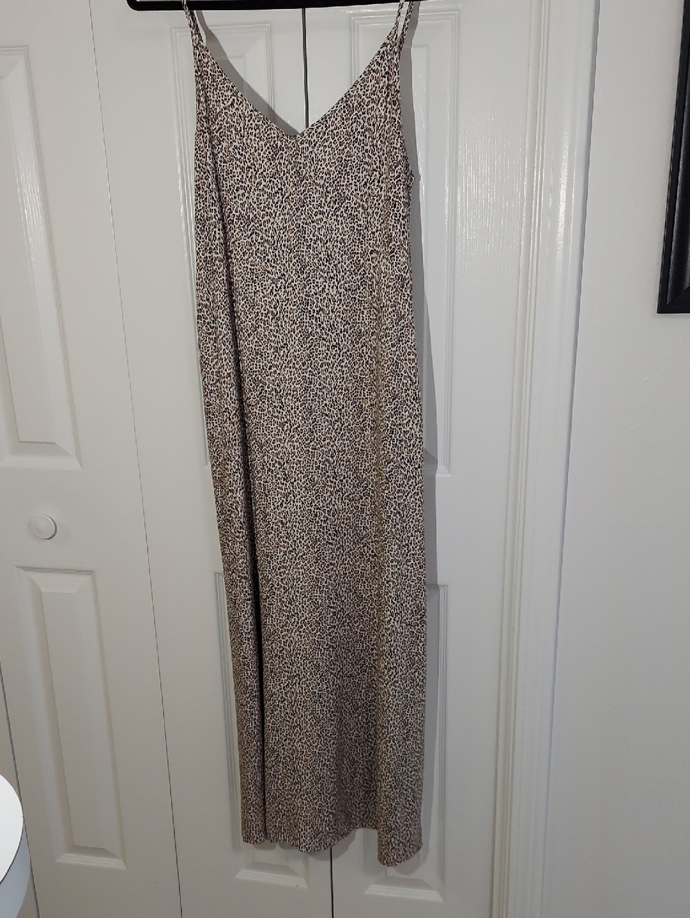 Jenni Kayne Maxi Dress, Size Large, Leopard Print, Sleeveless